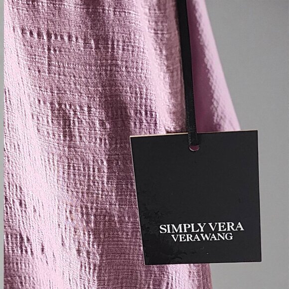 NWT Simply Vera S Lilac Modern Tee Short Sleeve Top - Picture 5 of 12